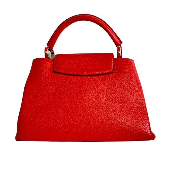 Louis Vuitton Taurillon Capucines BB Red - Picture 2 of 9